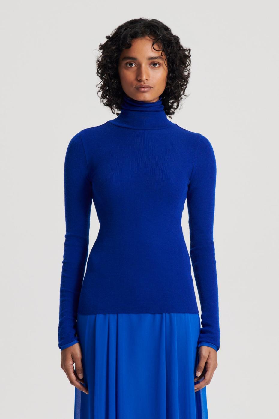 Babywool | Women Scanlan Theodore BABYWOOL POLO Cobalt