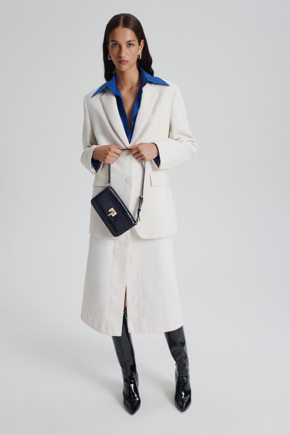 Bags | Women Scanlan Theodore EMBOSSED SLIM BAG Black