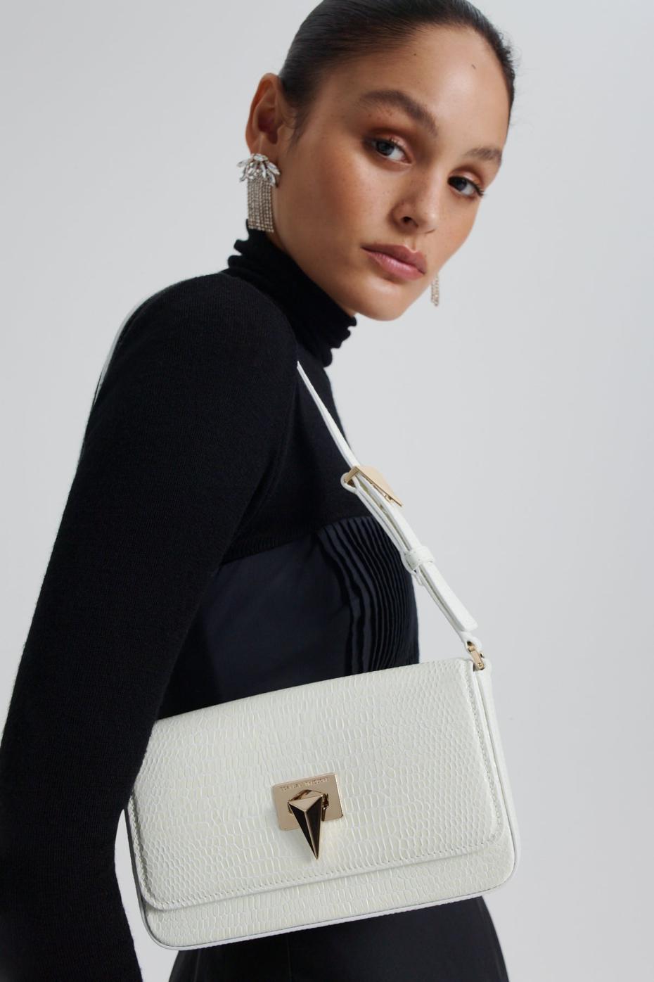 Bags | Women Scanlan Theodore EMBOSSED SLIM BAG White