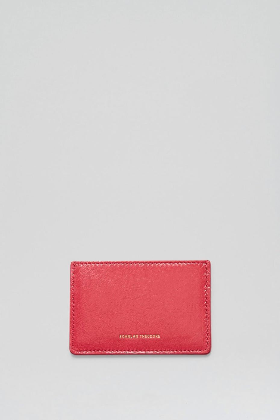 Bags | Women Scanlan Theodore FLAT CARD HOLDER Raspberry