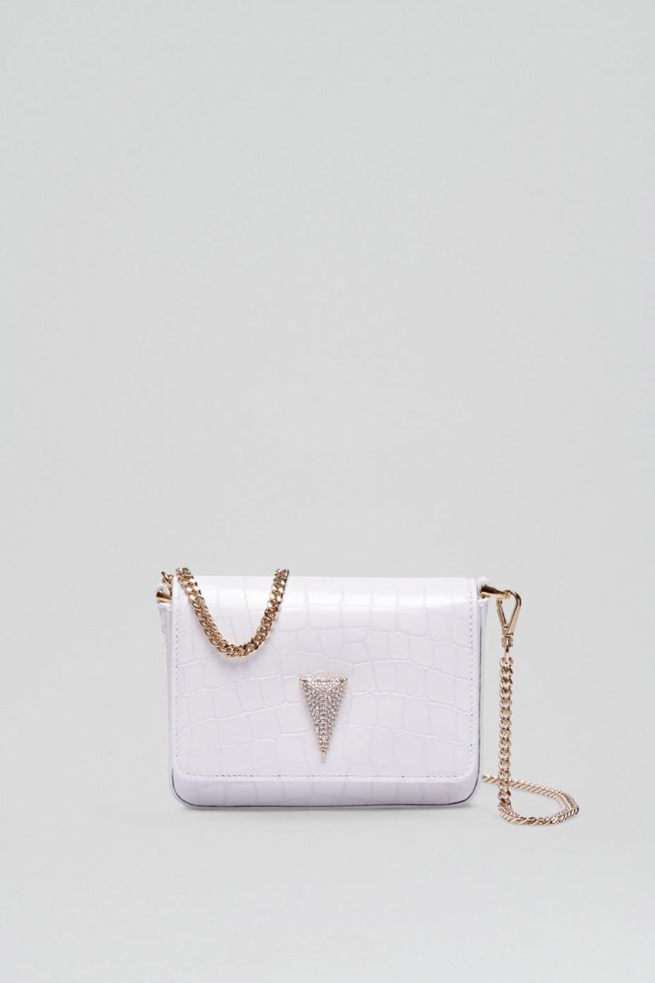 Bags | Women Scanlan Theodore MINI TRIANGLE DIAMANTE BAG White