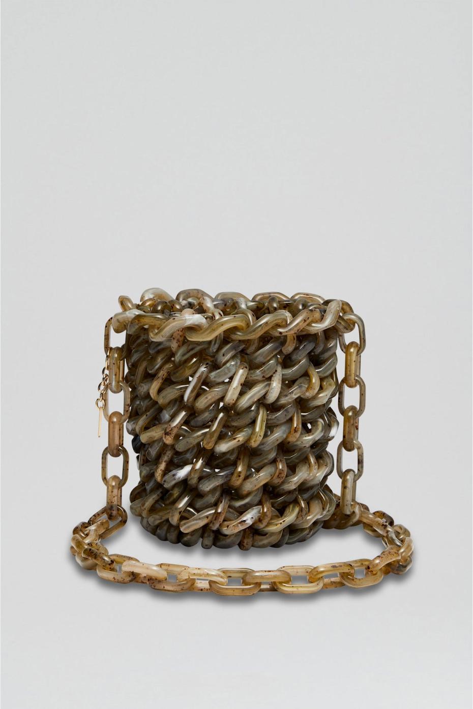 Bags | Women Scanlan Theodore RESIN CROSSBODY BASKET Taupe