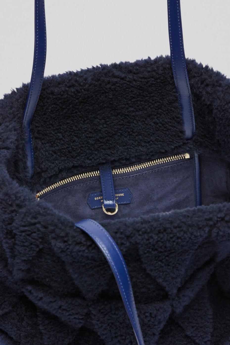 Bags | Women Scanlan Theodore SHEARLING TOTE Dark.navy