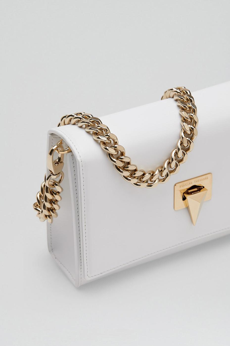 Bags | Women Scanlan Theodore TRIANGLE CHAIN BAG White