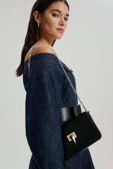 Bags | Women Scanlan Theodore TRIANGLE SLIM BAG Black