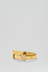 Belts | Women Scanlan Theodore FLOWER BUCKLE BELT 2 Gold