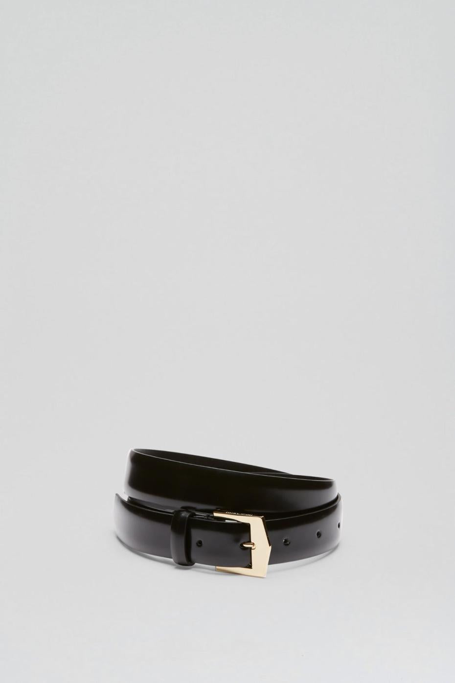 Belts | Women Scanlan Theodore POINTED BUCKLE BELT 2.5 Black