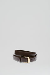 Belts | Women Scanlan Theodore POINTED BUCKLE BELT 2.5 Dark.chocolate