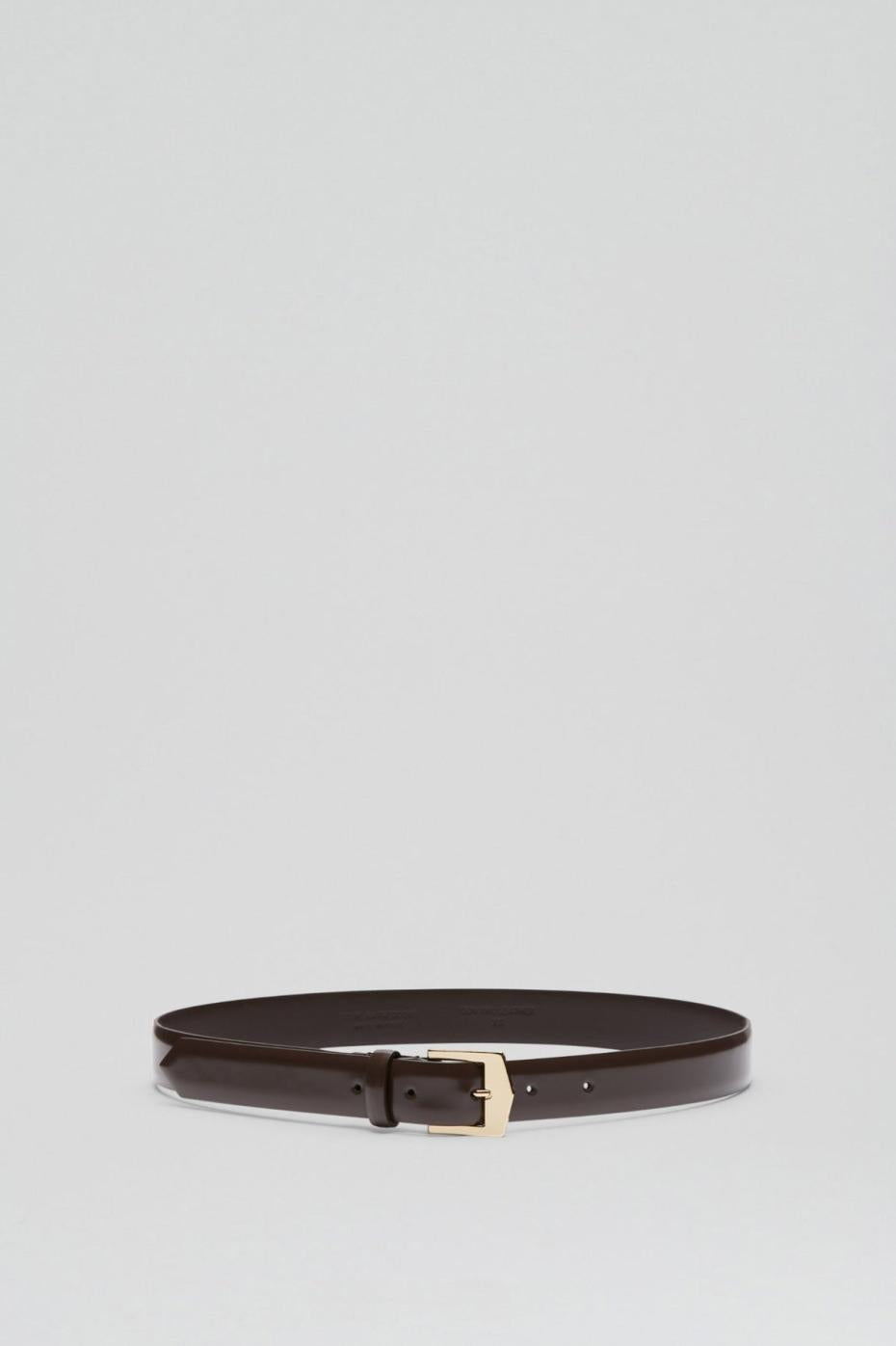 Belts | Women Scanlan Theodore POINTED BUCKLE BELT 2.5 Dark.chocolate