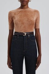 Belts | Women Scanlan Theodore POINTED BUCKLE BELT 2.5 Dark.chocolate