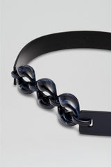 Belts | Women Scanlan Theodore RESIN CHUNKY TRIM BELT 2.5 Navy