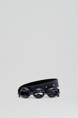 Belts | Women Scanlan Theodore RESIN CHUNKY TRIM BELT 2.5 Navy