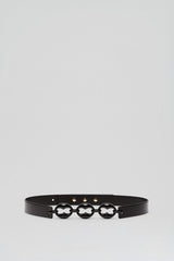 Belts | Women Scanlan Theodore RESIN CHUNKY TRIM BELT 2.5 Nero