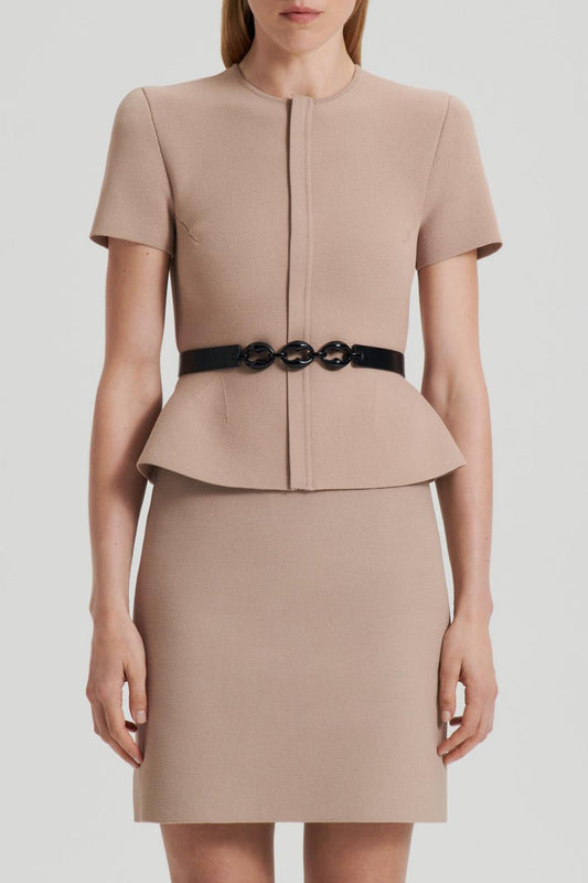 Belts | Women Scanlan Theodore RESIN CHUNKY TRIM BELT 2.5 Nero