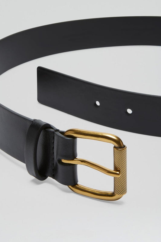 Belts | Women Scanlan Theodore ROLLER BUCKLE BELT 3 Black