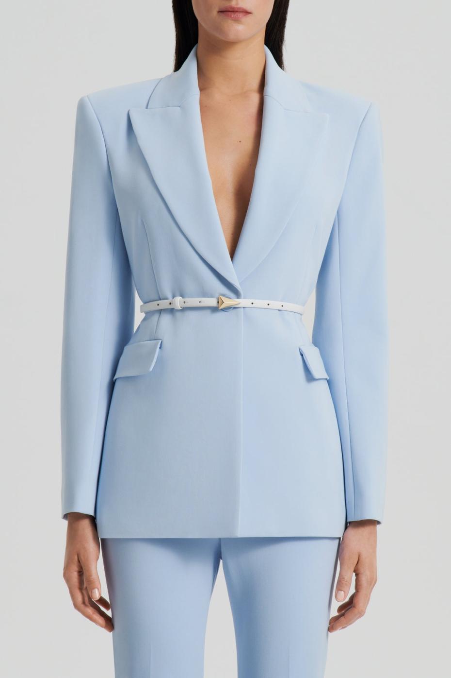 Belts | Women Scanlan Theodore TRIANGLE TRIM BELT 1.2 Bianco