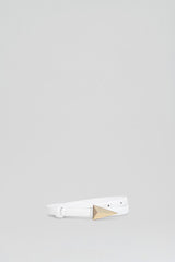 Belts | Women Scanlan Theodore TRIANGLE TRIM BELT 1.2 Bianco