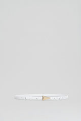 Belts | Women Scanlan Theodore TRIANGLE TRIM BELT 1.2 Bianco