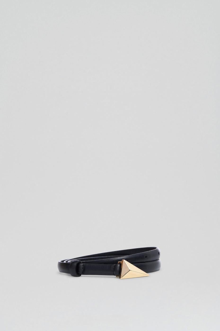 Belts | Women Scanlan Theodore TRIANGLE TRIM BELT 1.2 Nero