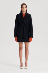 Coats | Women Scanlan Theodore COCOON SLEEVE COAT Black