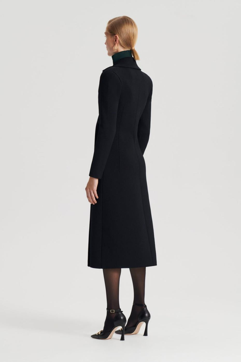 Coats | Women Scanlan Theodore CREPE KNIT COAT Black