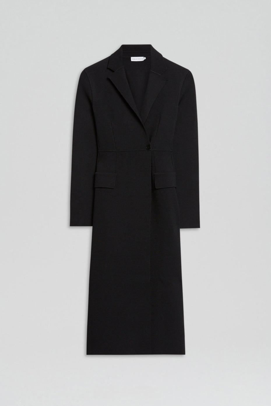 Coats | Women Scanlan Theodore CREPE KNIT TAILORED COAT Black