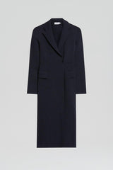 Coats | Women Scanlan Theodore CREPE KNIT TAILORED COAT Navy
