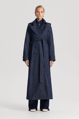 Coats | Women Scanlan Theodore DENIM TRENCH Indigo.s