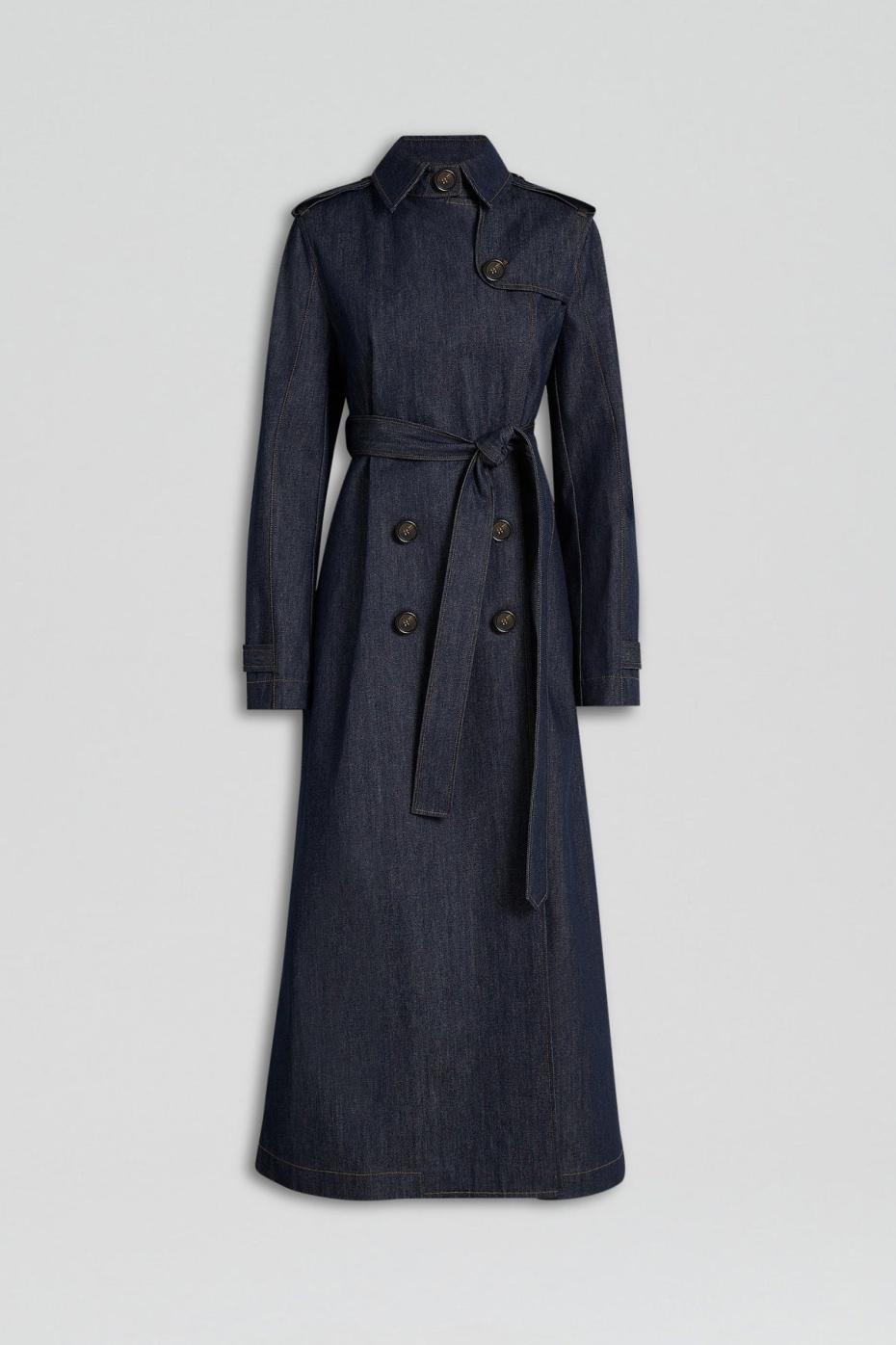Coats | Women Scanlan Theodore DENIM TRENCH Indigo.s