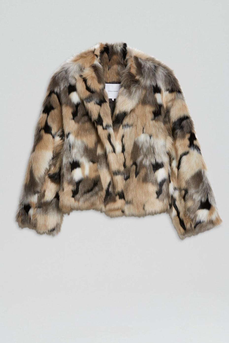 Coats | Women Scanlan Theodore FAUX FUR JACKET Multi