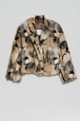 Coats | Women Scanlan Theodore FAUX FUR JACKET Multi