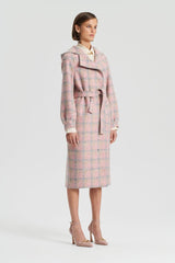 Coats | Women Scanlan Theodore PLAID HOODED DUFFLE Rosa