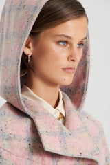 Coats | Women Scanlan Theodore PLAID HOODED DUFFLE Rosa