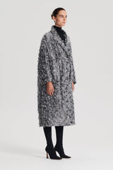Coats | Women Scanlan Theodore TINSEL FRINGE COAT Dark.silver