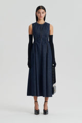 Denim | Women Scanlan Theodore DENIM CARGO DRESS Indigo