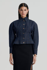 Denim | Women Scanlan Theodore DENIM COCOON SLEEVE JACKET Indigo