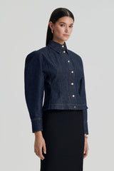 Denim | Women Scanlan Theodore DENIM COCOON SLEEVE JACKET Indigo