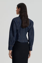Denim | Women Scanlan Theodore DENIM COCOON SLEEVE JACKET Indigo