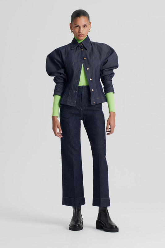 Denim | Women Scanlan Theodore DENIM CROPPED JEAN Indigo.1275