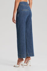 Denim | Women Scanlan Theodore DENIM CROPPED JEAN Washed.indigo