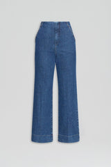 Denim | Women Scanlan Theodore DENIM CROPPED JEAN Washed.indigo