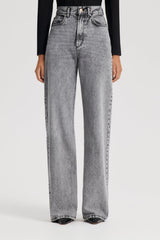 Denim | Women Scanlan Theodore DENIM DRAPE LEG JEAN Charcoal.g