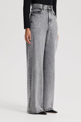 Denim | Women Scanlan Theodore DENIM DRAPE LEG JEAN Charcoal.g