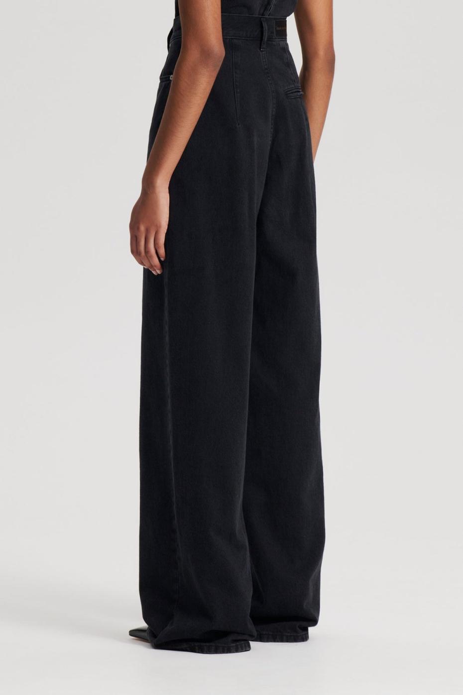 Denim | Women Scanlan Theodore DENIM DRAPE LEG JEAN Washed.black.g