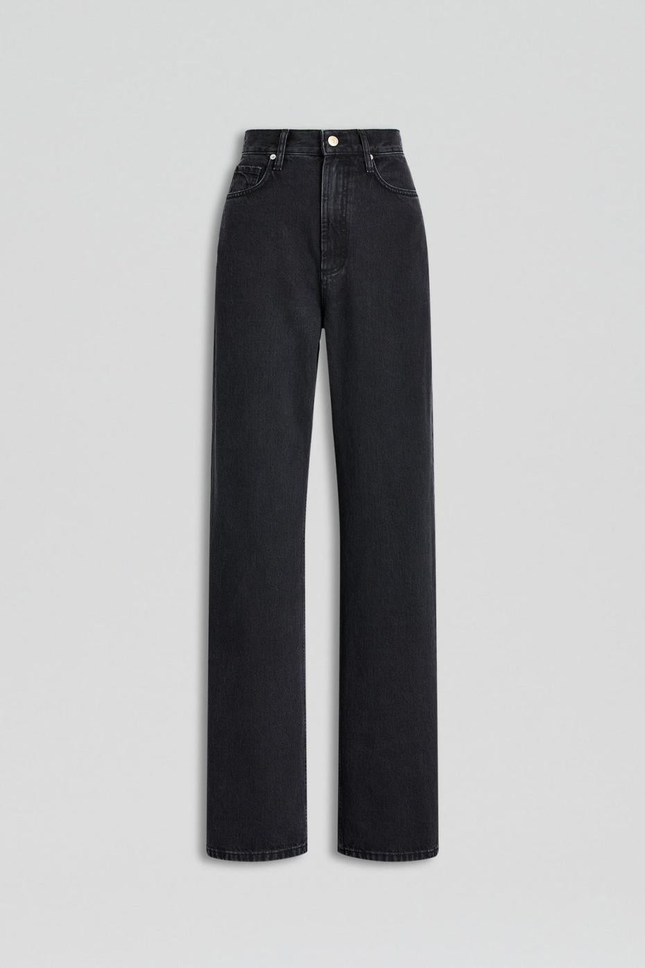 Denim | Women Scanlan Theodore DENIM DRAPE LEG JEAN Washed.black.g