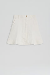 Denim | Women Scanlan Theodore DENIM SKATER SKIRT Natural