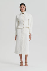 Denim | Women Scanlan Theodore DENIM SKIRT Natural.11.5