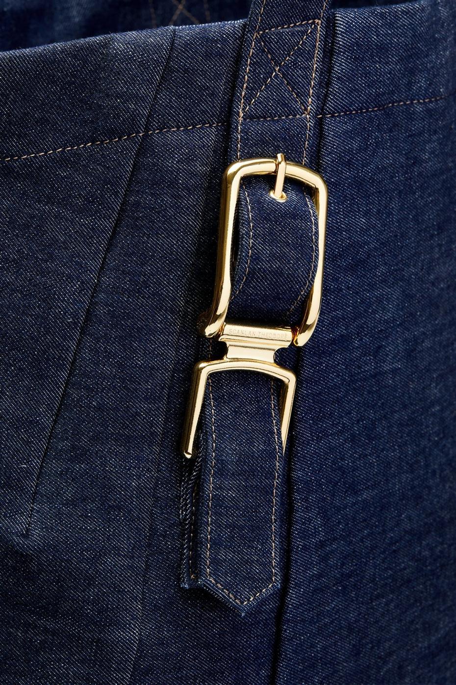 Denim | Women Scanlan Theodore TAILORED DENIM TOTE Indigo.b