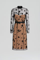 Dresses | Women Scanlan Theodore BEADED TULLE DRESS Black