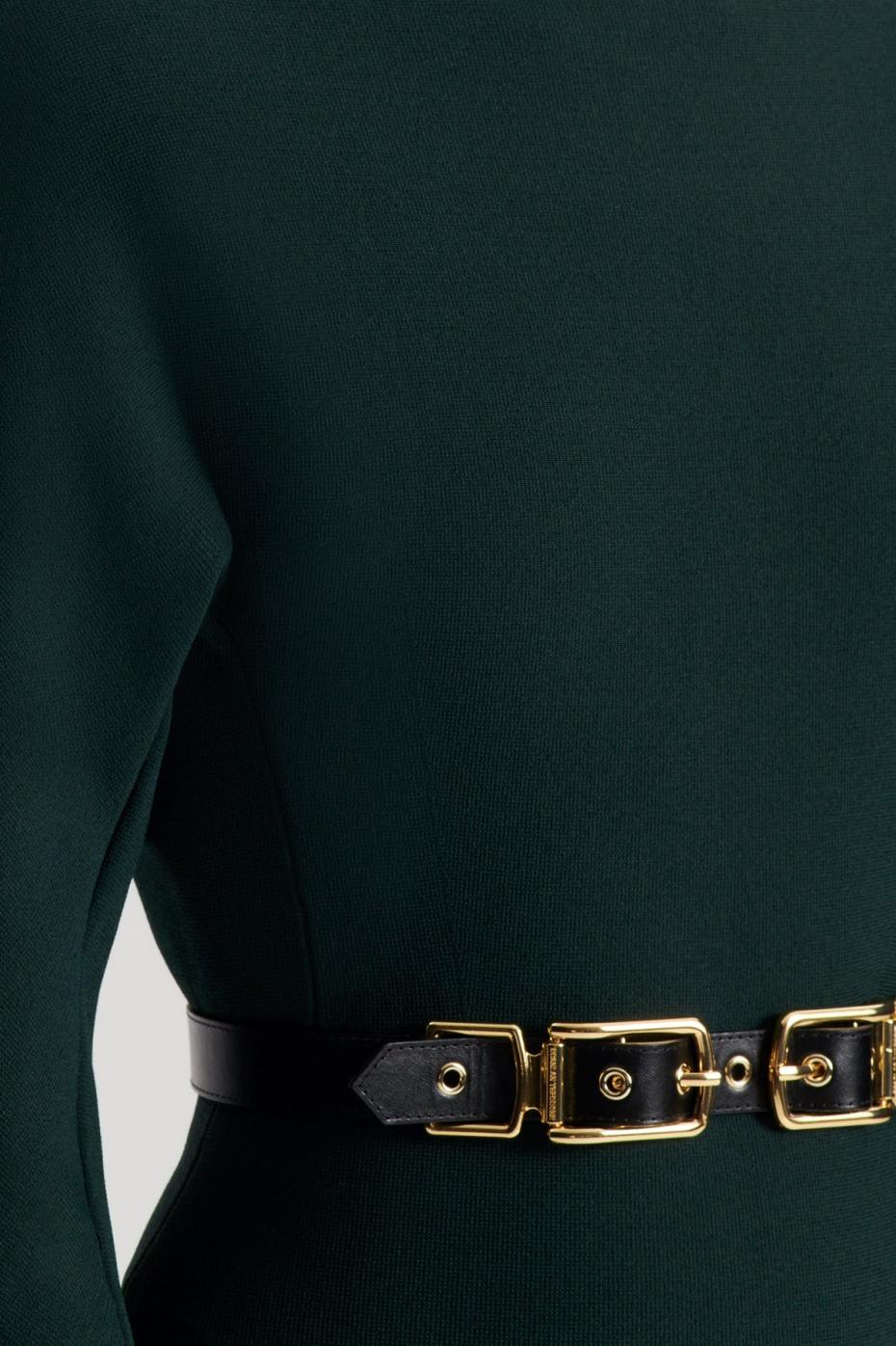 Dresses | Women Scanlan Theodore CREPE KNIT COCOON DRESS Dark.green